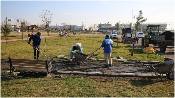 Haliliye’de Çalışmalar Yaz Kış Dinlemiyor-(Video)