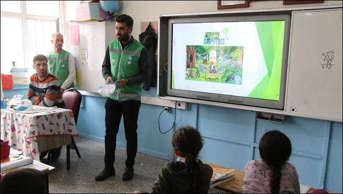 Haliliye'de çocuklara çevre bilinci aşılanıyor-(VİDEO)