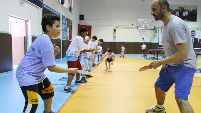 Haliliye’de masa tenisi kursuna çocuklardan yoğun ilgi-(VİDEO)
