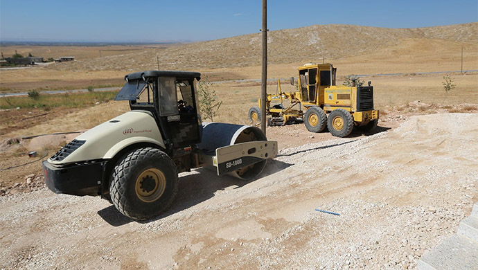 Haliliye'nin kırsal yol çalışmaları sürüyor-(VİDEO)