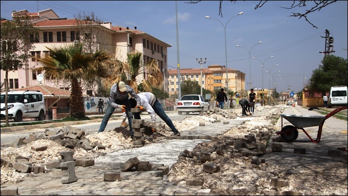 Harran 'da üst yapı bakım ve onarım çalışmaları hız kazandı-(VİDEO)