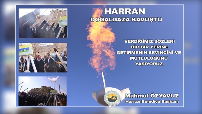 Harran Doğalgaza Kavuştu-(VİDEO)