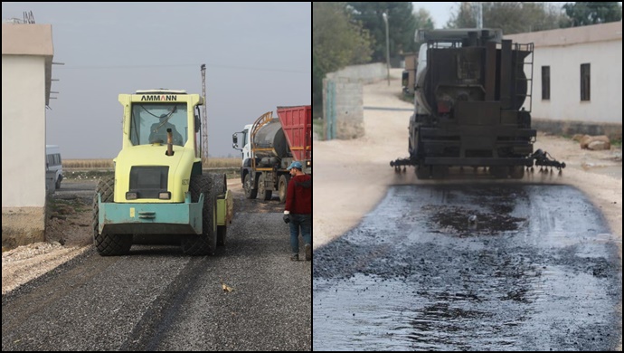 Harran Meydankapı'da Asfalt Çalışmaları Başladı