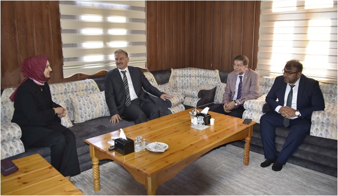 Harran Üniversitesi Rektörü’nden Başkan Ayşe Çakmak’a Ziyaret