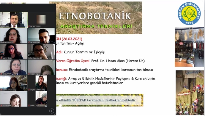 Harran Üniversitesi’nde Etnobotanik Araştırma Teknikleri Çalıştayı Başladı