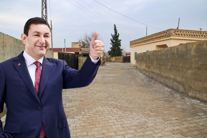 Harran'da 6 Kırsal Mahallede Kilitli Parke Döşendi