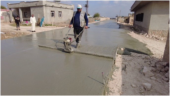 Harran'da Asfalt Ve Betol Yol Çalışması Devam Ediyor-(VİDEO)