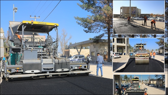 Harran’da İşlek Caddeler Sıcak Asfalta Kavuştu-(VİDEO)