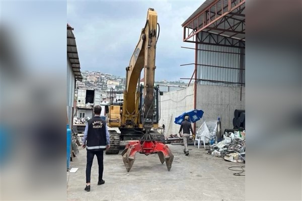 Hatay'da hurdacılar denetlendi
