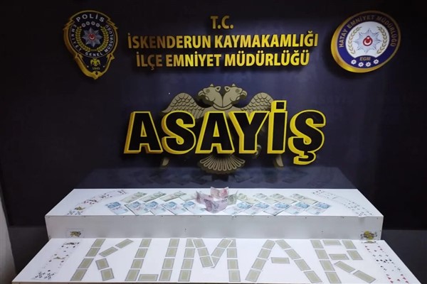 Hatay'da kumar operasyonu 