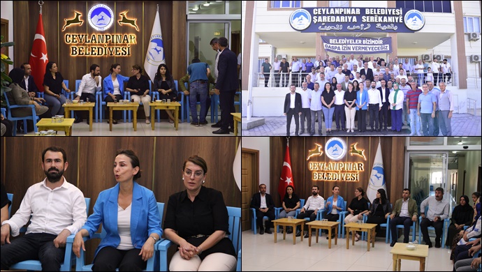 Hatimoğulları Ceylanpınar Belediyesi’ni ziyaret etti-(VİDEO)