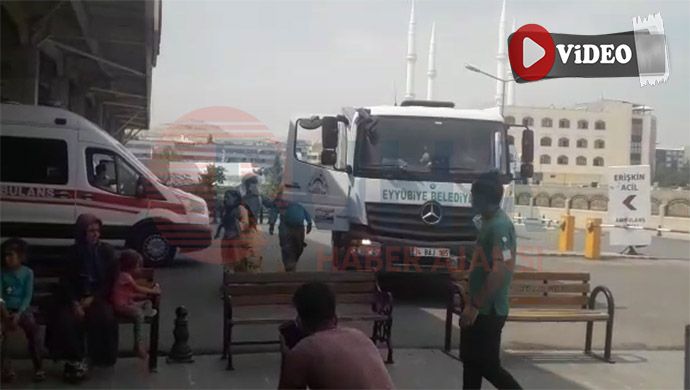 Havale geçiren kızı Eyyübiye Belediyesi personelleri hastaneye yetiştirdi