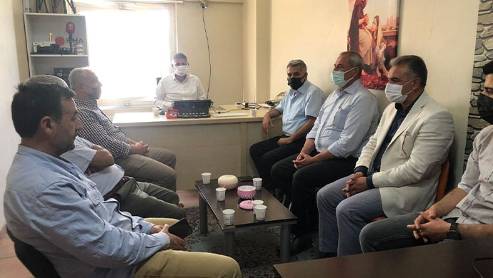 HDP İl Başkanlığı’ndan RHA Ajans’a ziyaret