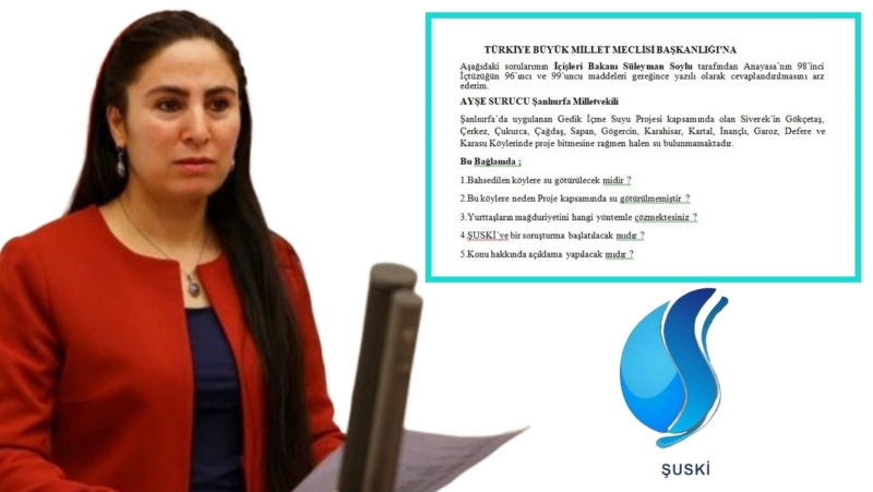 HDP'li Ayşe Sürücü: Siverek Su Sorunu Meclis'e Taşındı !