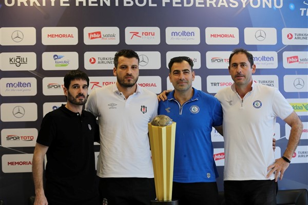 Hentbol Erkekler Süper Kupa maçı öncesi takımlar medya ile buluştu 