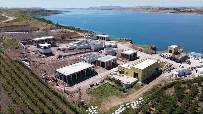 Hilvan İçme Suyu inşaatı tam hız devam ediyor