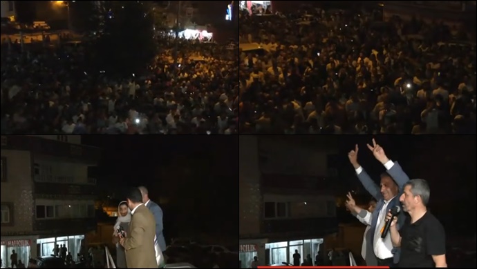 Hilvan’da DEM Parti Kutlamalara Başladı