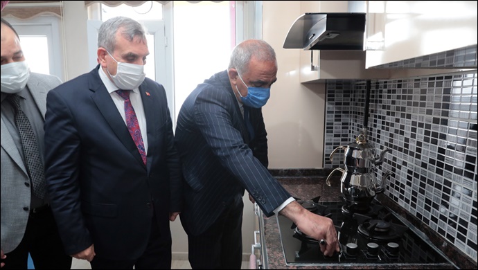 Hilvan'da Doğalgazın İlk Ateşi Yakıldı