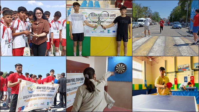 Hilvan'da spor turnuvaları düzenlendi