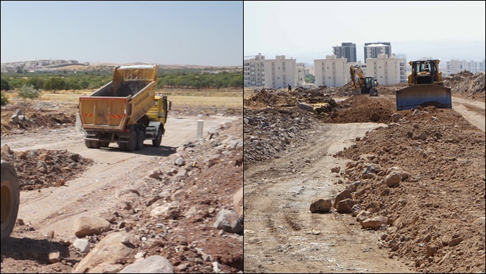 Hızla Büyüyen Karaköprü'ye Yeni Yollar Kazandırılıyor