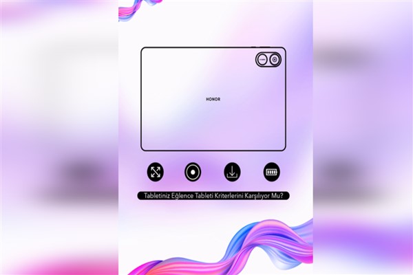 Honor eğlence tabletinin 4 kriterini belirledi