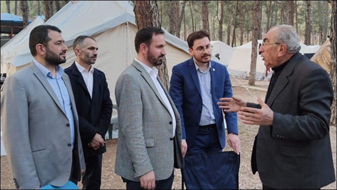 HÜDA PAR heyeti Hatay'da incelemelerde bulundu