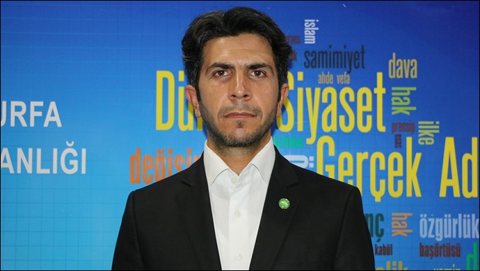 HÜDA PAR Şanlıurfa İl Başkanı Özaslan: 