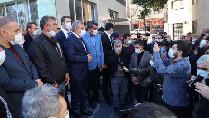 Hurdacıların eylemini Başkan Beyazgül sonlandırdı-(VİDEO)