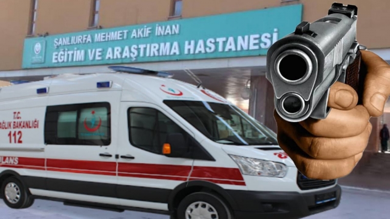 Husumetli Aileler Hastane Bahçesinde Karşılaşınca Silahlar Konuştu: 3 yaralı