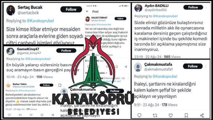 İhaleci Çiftçi’ye vatandaştan tepki: En büyük yalancı sizlersiniz basında suç aramayın!