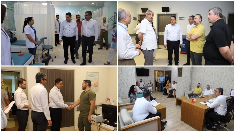 İl Sağlık Müdürü Solmaz İlçe Ziyaretlerine Birecik ile devam etti