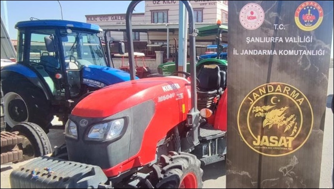 Isparta'dan çalınan traktör Şanlıurfa'da bulundu | VİDEO