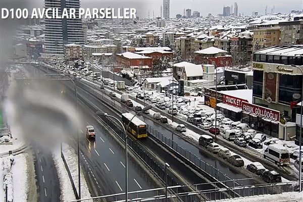 İstanbul'daki kar yağışı