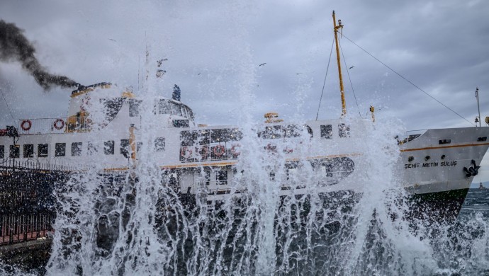 İstanbul'da vapur seferleri iptal