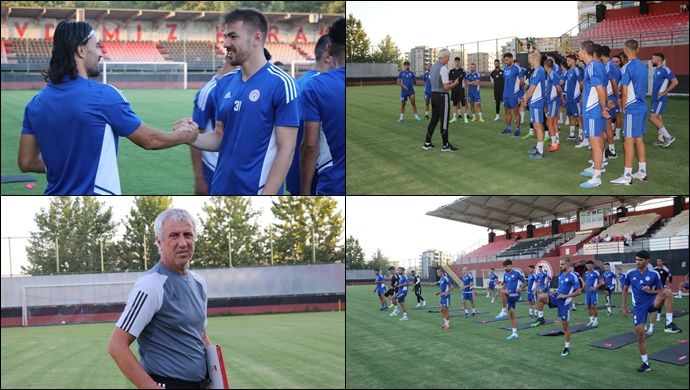 Karaköprü Belediyespor Tesislerinde İlk Antrenmana Çıktı-(VİDEO)