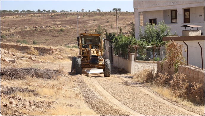 Karaköprü Kırsalında Yollar Yenileniyor-(VİDEO)