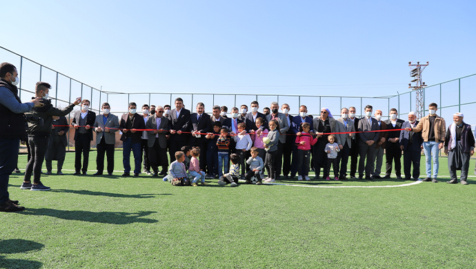 Karaköprü Kırsalında Spor Yatırımları Sürüyor-(VİDEO)