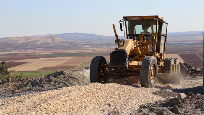 Karaköprü Kırsalında Köy İçi Yollar Yenileniyor-(VİDEO)