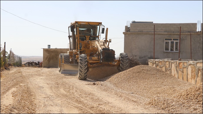 Karaköprü kırsalında üst yapı çalışmaları sürüyor-(VİDEO)