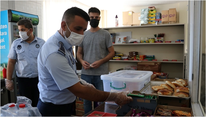Karaköprü Zabıtadan Okul Kantinlerinde Denetim-(VİDEO)