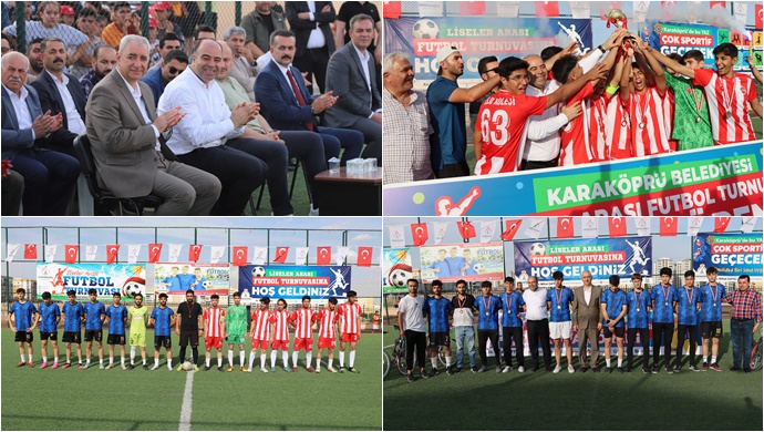 Karaköprü'de Liseler Arası Futbol Şöleni Tamamlandı-(VİDEO)