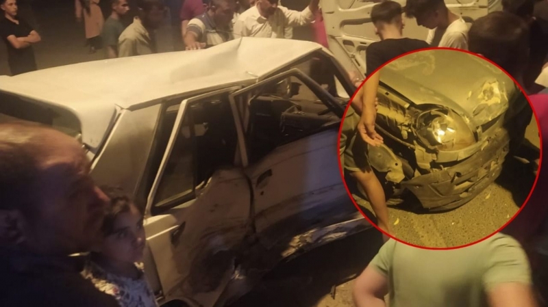 Karaköprü'de maddi hasarlı trafik kazası