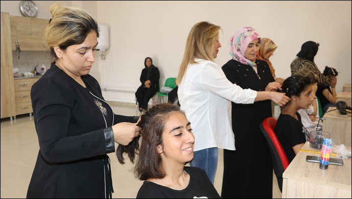 Karaköprü’de Meslek Ve Hobi Kurslarına Yoğun İlgi-(VİDEO)