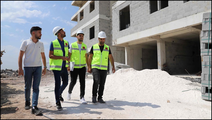 Karaköprü'de Yapı Denetleme Ekipleri Sahadan Ayrılmıyor