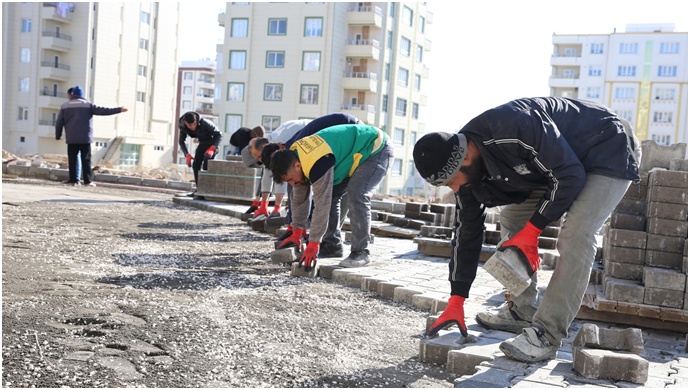  Karaköprü'ye Yeni Yollar Kazandırılıyor-(Video)
