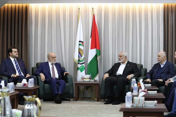 Karamollaoğlu, Haniye ile İstanbul'da görüştü