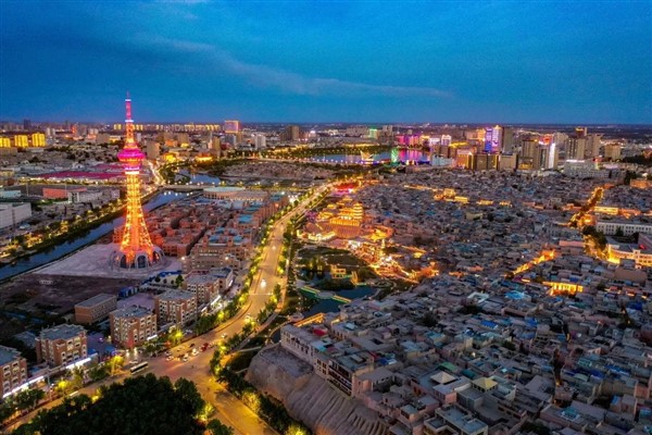 Kaşgar Antik Kenti'nde mutlu ve sakin yaşam