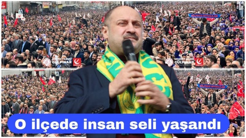 Kasım Gülpınar'ın Siverek Mitinginde insan Seli !