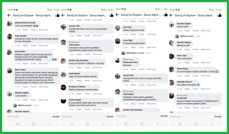 Kaymakam Güneş 'in görevden alınması Suruç 'ta memnuniyetle karşılandı