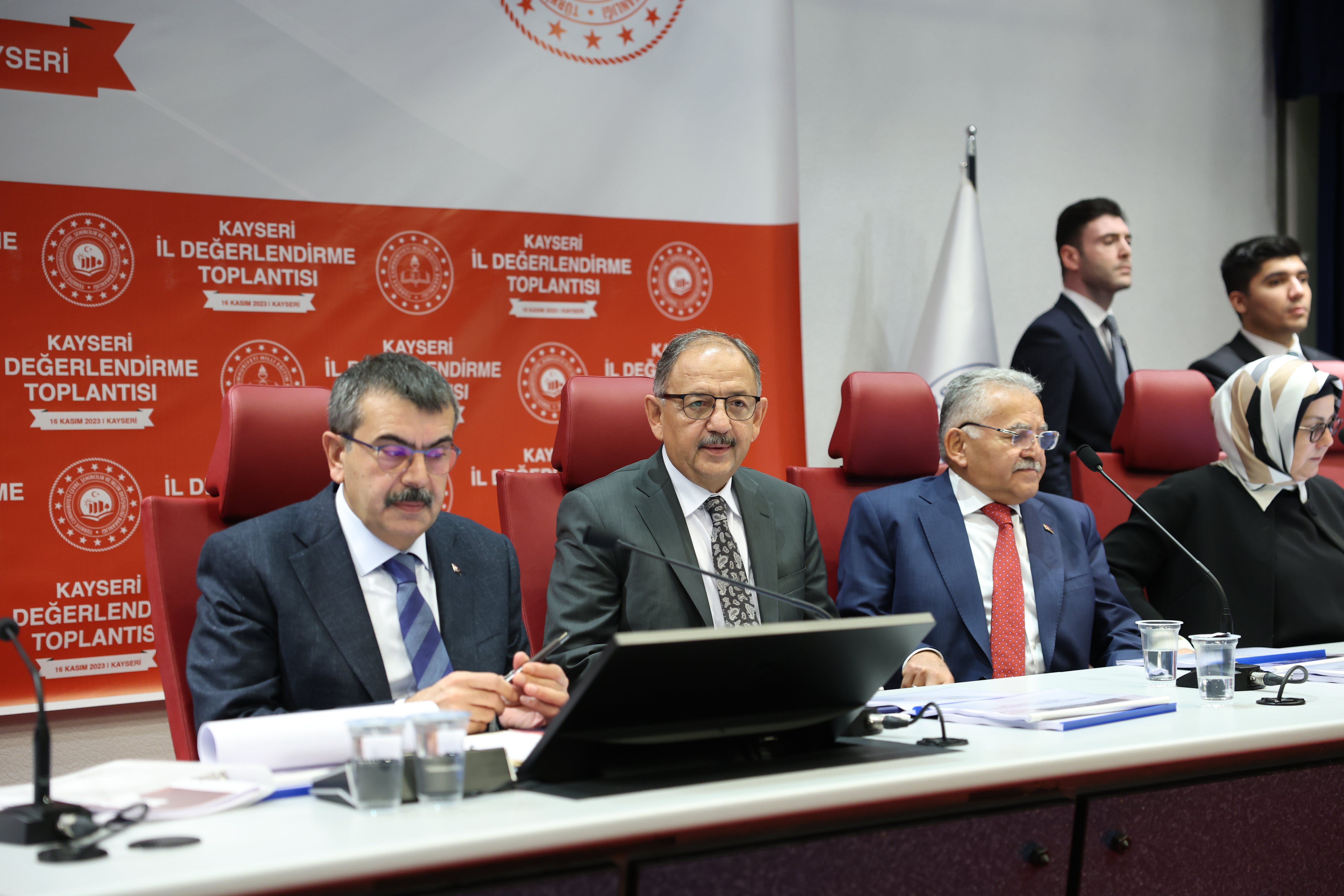 Kayseri'de Bakan Özhaseki ve Tekin’in katıldığı il değerlendirme toplantısı yapıldı
